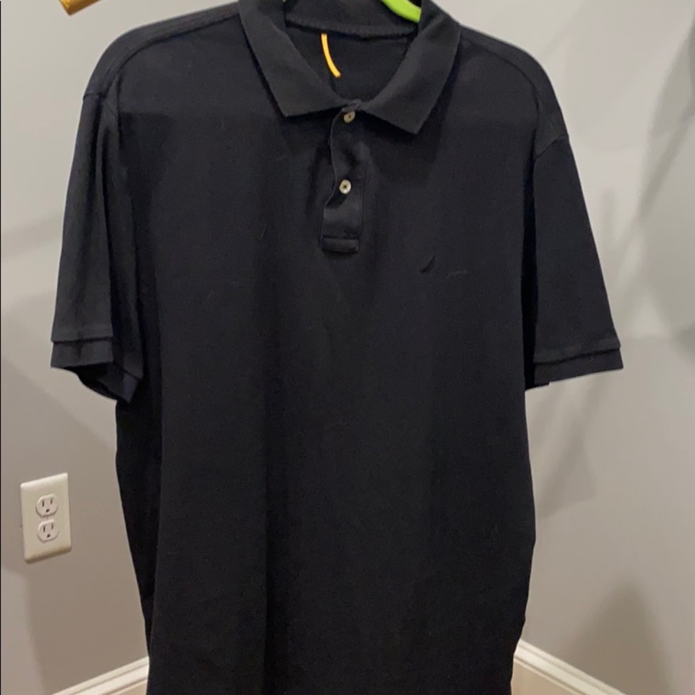 Nautica short sleeve polo black